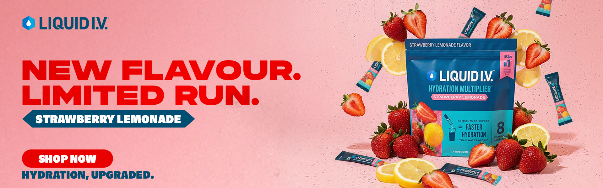 Strawberry Lemonade - New Flavour. Limited Run.