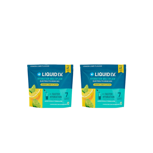 Liquid IV (Pack of 24) 2 Flavour Bundle (Lemon Lime)
