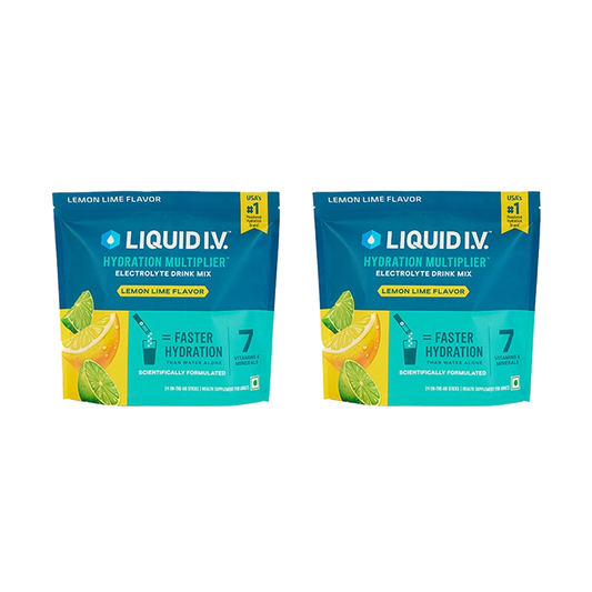Liquid IV (Pack of 24) 2 Flavour Bundle (Lemon Lime)