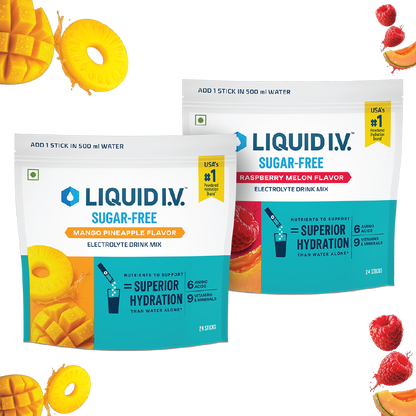 Liquid IV Bundle of 2 (Mango Pineapple & Raspberry Melon)
