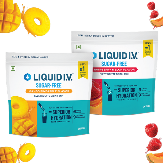 Liquid IV Bundle of 2 (Mango Pineapple & Raspberry Melon)