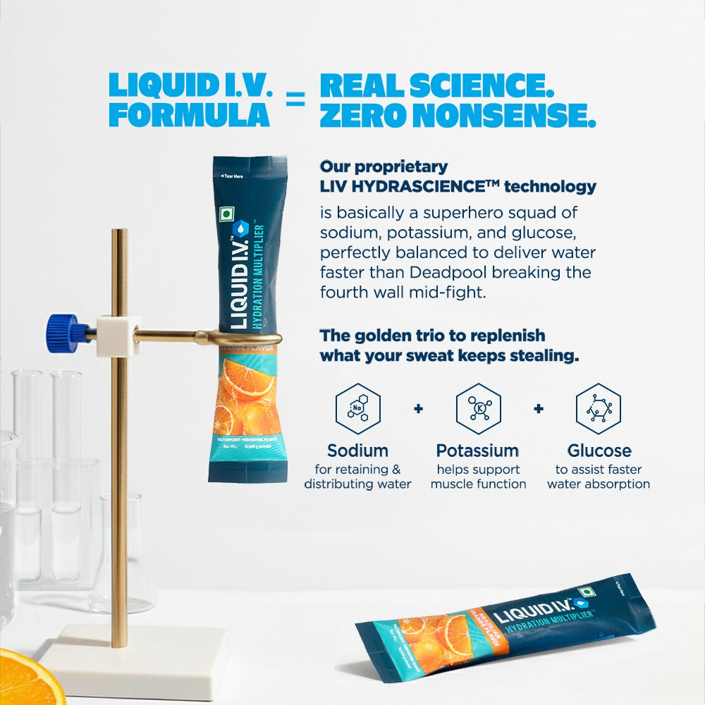 Liquid IV (Pack of 12) 2 Flavour Bundle (Brazilian Orange)