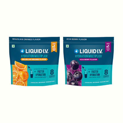 Liquid IV Bundle of 2 (Brazilian Orange and Acai Berry)