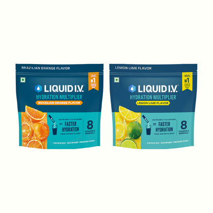 Liquid IV Bundle of 2 (Lemon Lime and Brazilian Orange)
