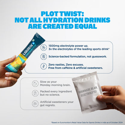 Liquid IV 3 Flavour Bundle (Lemon Lime, Acai Berry and Lemon Lime)