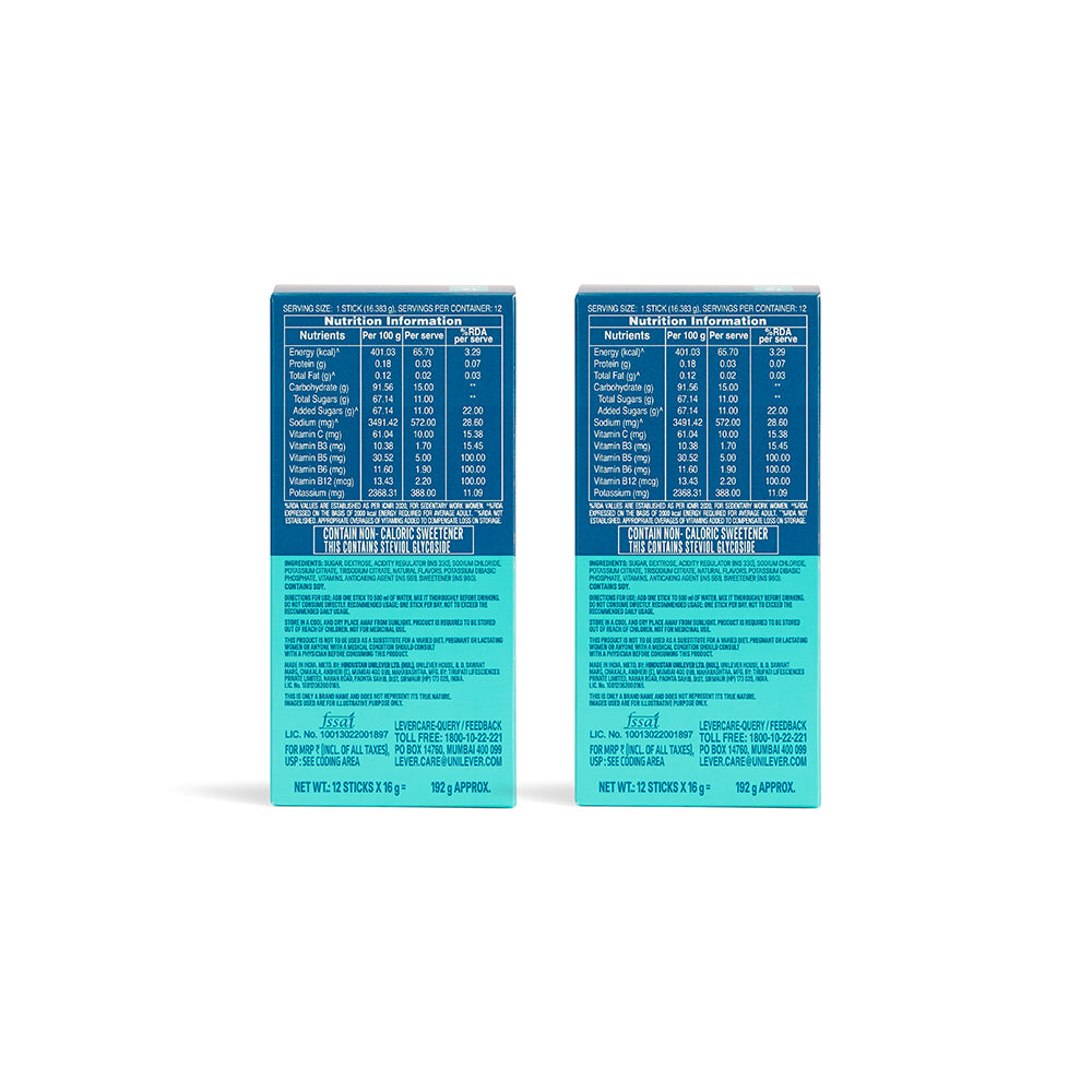 Liquid IV (Pack of 12) 2 Flavour Bundle (Lemon Lime)
